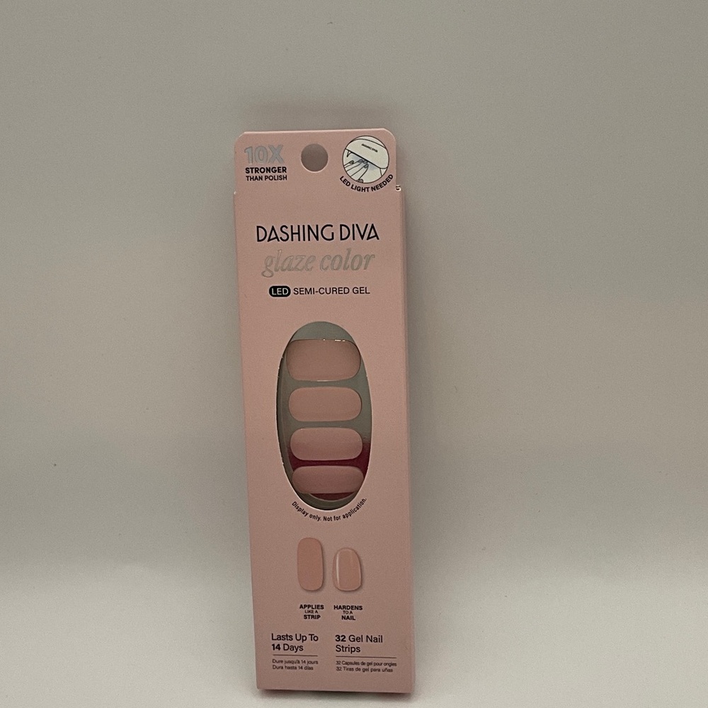 Dashing Diva Glaze Color Press-On Gel Nails - Pink GCM95 Aristocrat